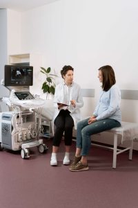 woman having consultation with doctor
